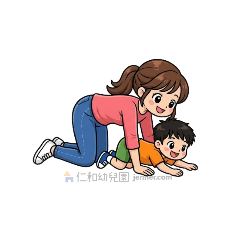 アクティビティ 2-5: 大人の腕立てトンネルくぐり
